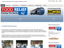Tablet Screenshot of foodreliefnq.org.au